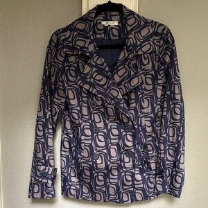 Appraisal Navy and Gray Trench / Pea Coat • Size M • EUC